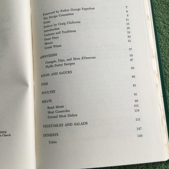 Greek Cookbook 1963 -Customs &Traditions Map of Greek Islands Wonderful Recipes - Picture 7 of 12